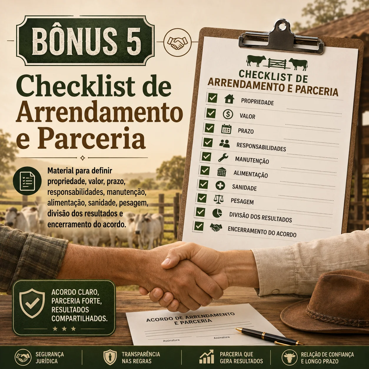 Checklist de Arrendamento e Parceria